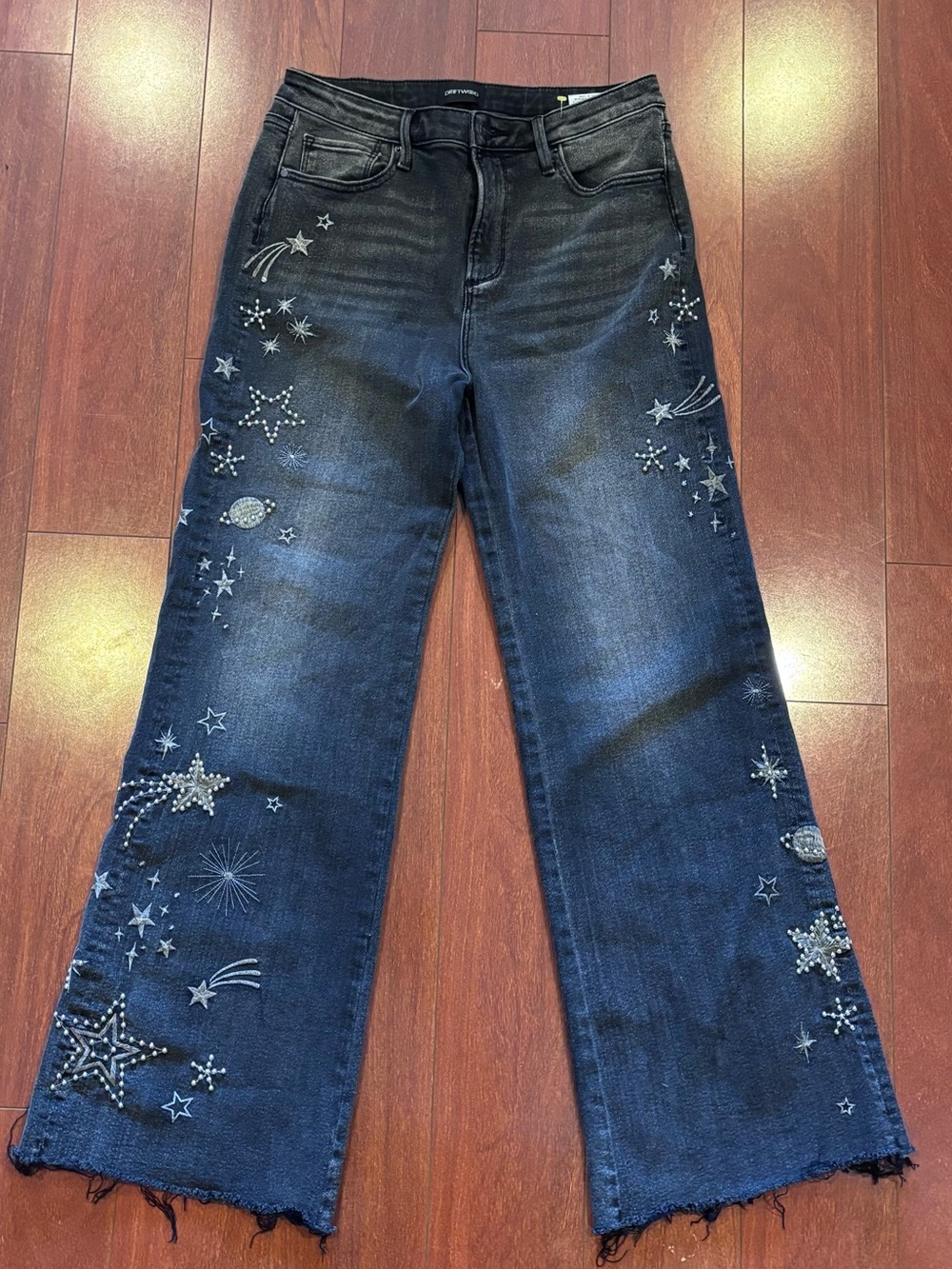 Driftwood Charlee space stars and planets jeans